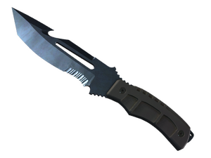 ★ ST™ Survival Knife | Blue Steel (Factory New)