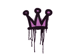 Sealed Graffiti | Little Crown (Bazooka Pink)
