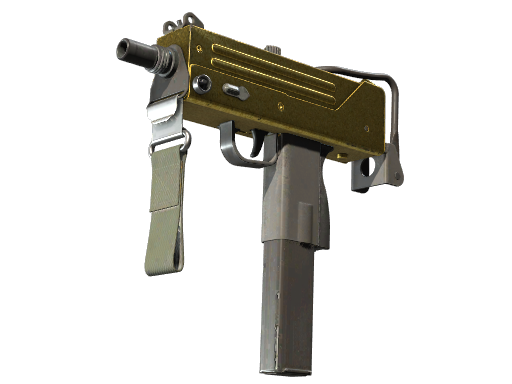 MAC-10 | Gold Brick (Well-Worn)