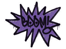 Sealed Graffiti | BOOM (Monster Purple)