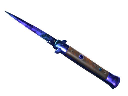 ★ StatTrak™ Stiletto Knife | Doppler Sapphire (Minimal Wear)