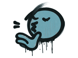 Sealed Graffiti | Chef Kiss (Wire Blue)