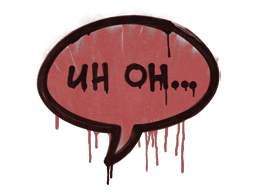 Sealed Graffiti | Uh Oh (Blood Red)