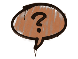 Sealed Graffiti | Question Mark (Tiger Orange)