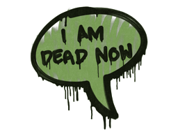 Sealed Graffiti | Dead Now (Battle Green)