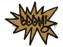 Sealed Graffiti | BOOM (Desert Amber)