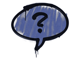 Sealed Graffiti | Question Mark (SWAT Blue)