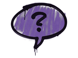 Sealed Graffiti | Question Mark (Monster Purple)