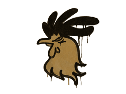 Sealed Graffiti | Cocky (Desert Amber)