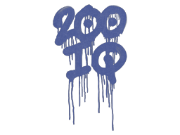 Sealed Graffiti | 200 IQ (SWAT Blue)