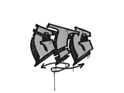 Sealed Graffiti | GTG (Shark White)