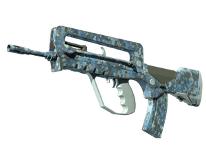 Souvenir FAMAS | Cyanospatter (Minimal Wear)
