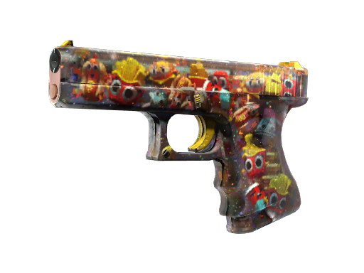 StatTrak™ Glock-18 | Snack Attack (Battle-Scarred)