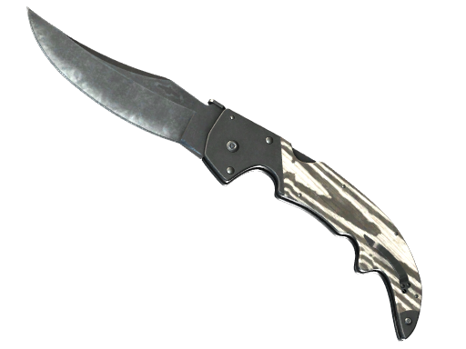 ★ Falchion Knife | Black Laminate (Minimal Wear)