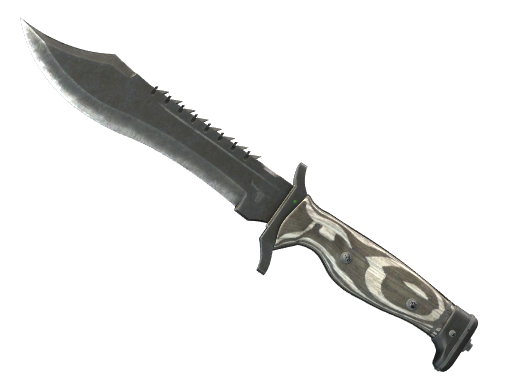 ★ Bowie Knife | Black Laminate (Well-Worn)