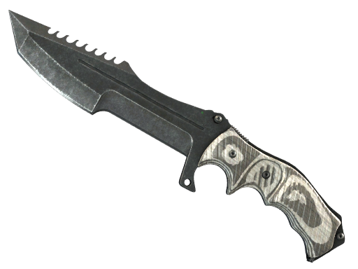 ★ Huntsman Knife | Black Laminate (Well-Worn)