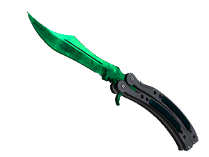 ★ StatTrak™ Butterfly Knife | Gamma Doppler Emerald (Factory New)