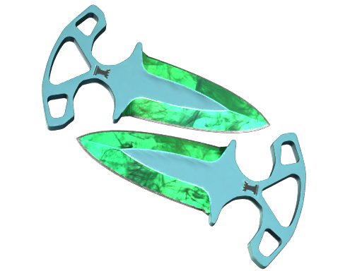 ★ StatTrak™ Shadow Daggers | Gamma Doppler Emerald (Factory New)