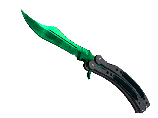 ★ Butterfly Knife | Gamma Doppler Emerald (Minimal Wear)