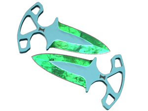 ★ ST™ Shadow Daggers | Gamma Doppler Emerald (Minimal Wear)