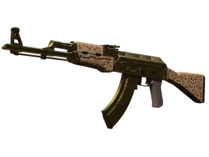 Souvenir AK-47 | Gold Arabesque (Battle-Scarred)