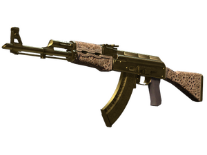 Souvenir AK-47 | Gold Arabesque (Well-Worn)
