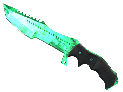 ★ StatTrak™ Huntsman Knife | Gamma Doppler Emerald (Minimal Wear)
