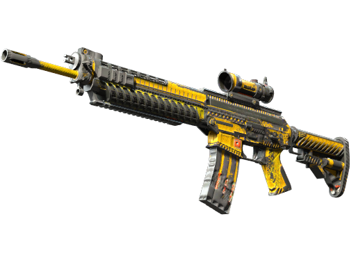 Souvenir SG 553 | Hazard Pay (Battle-Scarred)