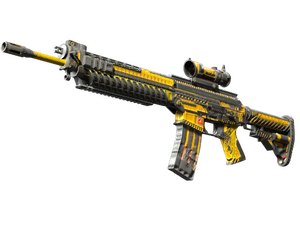 Souvenir SG 553 | Hazard Pay (Battle-Scarred)