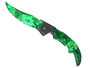 ★ ST™ Falchion Knife | Gamma Doppler Emerald (Minimal Wear)