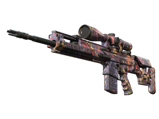 SCAR-20 | Poultrygeist (Well-Worn)