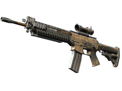 SG 553 | Triarch (Battle-Scarred)