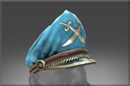 Inscribed Admiral's Foraged Cap