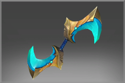 Inscribed Emeraldine Glaive