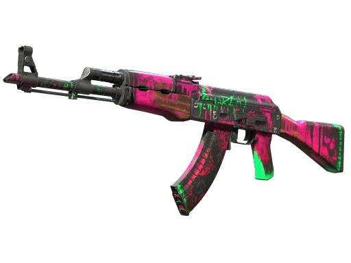 StatTrak™ AK-47 | Neon Revolution (Battle-Scarred)