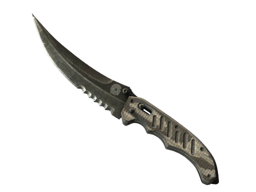 ★ StatTrak™ Flip Knife | Black Laminate (Battle-Scarred)
