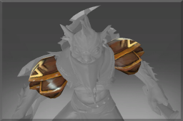 Inscribed Pangolin Shoulder Armor