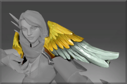Inscribed Gilded Falcon Wings