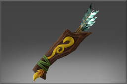Inscribed Gilded Falcon Quiver