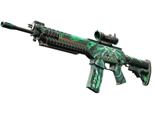 SG 553 | Dragon Tech (Minimal Wear)