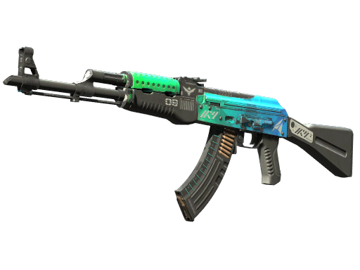 StatTrak™ AK-47 | Ice Coaled (Well-Worn)