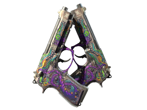 Dual Berettas | Flora Carnivora (Battle-Scarred)