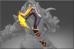 Inscribed Golden Scythe of The Iron Claw