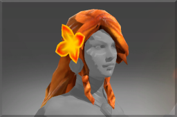 Inscribed Braid of Fiery Curls