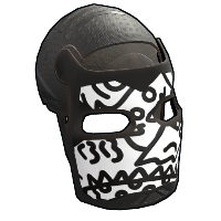 Doodle Metal Facemask