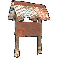 Two Sided Town Sign Post