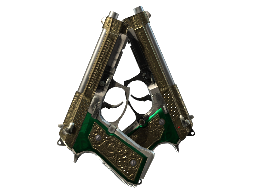 Dual Berettas | Royal Consorts (Battle-Scarred)