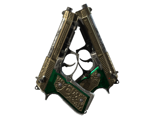StatTrak™ Dual Berettas | Royal Consorts (Well-Worn)