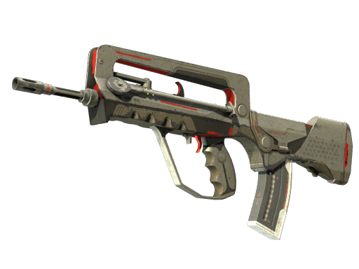 StatTrak™ FAMAS | Mecha Industries (Battle-Scarred)