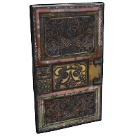 Antique Metal Door